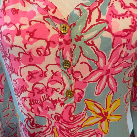 Lilly Pulitzer floral shift dress - Picture 2 of 8